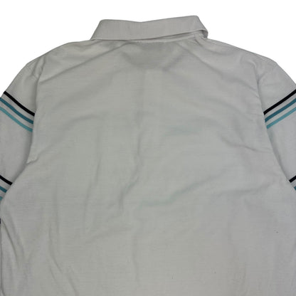 Vintage Yves Saint Laurent Polohemd weiß / blau XL