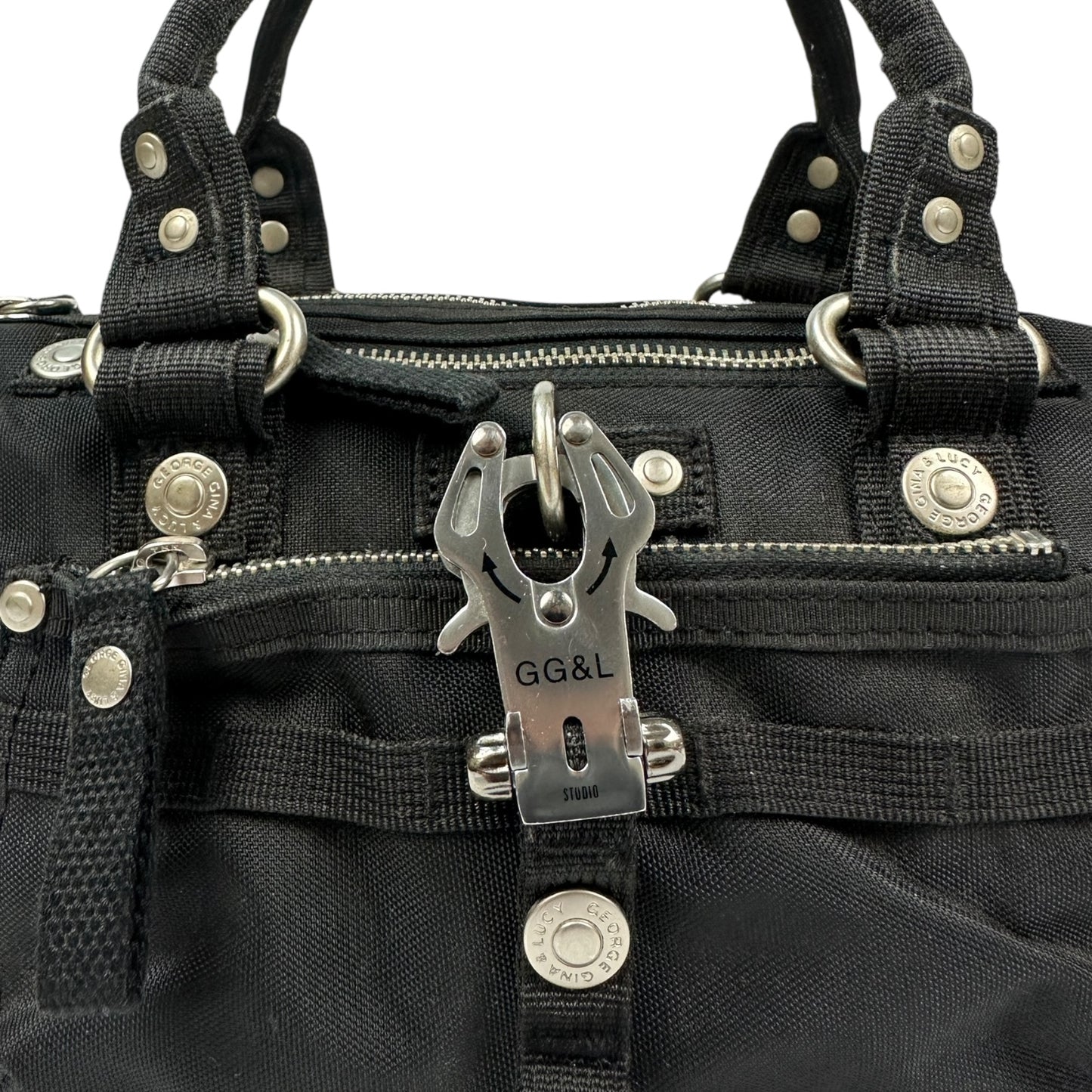 Vintage GG&L Handtasche schwarz