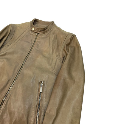 Vintage Just Cavalli Lederjacke braun Gr. 48