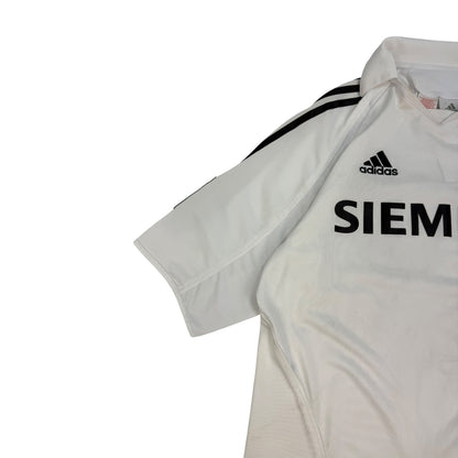 Vintage Adidas Real Madrid Fußballtrikot weiß Gr. 176