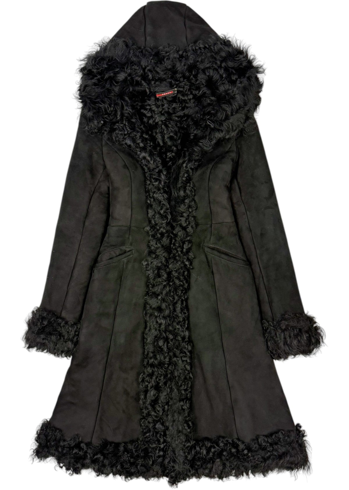 Vintage Prada Lammfell Mantel
