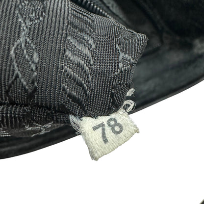 Vintage Prada Umhängetasche Ponyhair schwarz