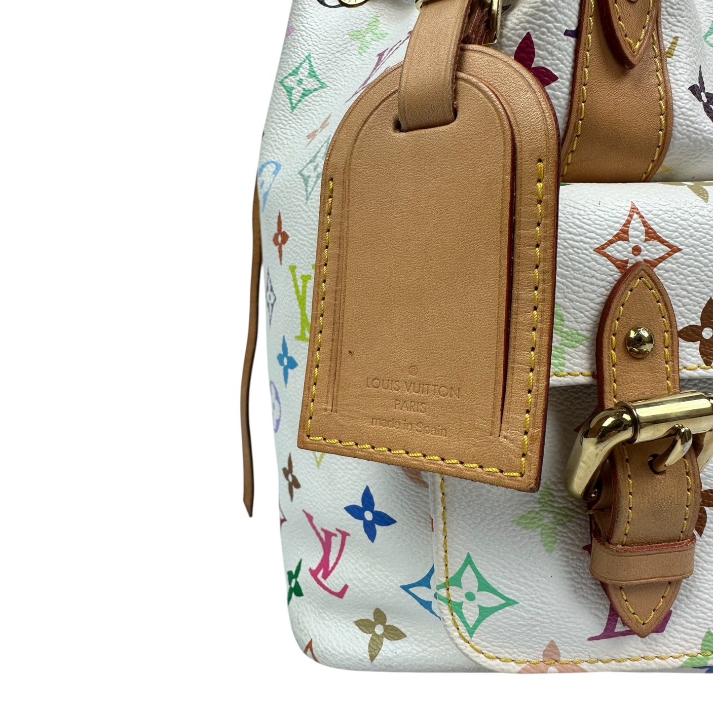 Louis Vuitton Sac Noe Murakami Handtasche weiß / bunt