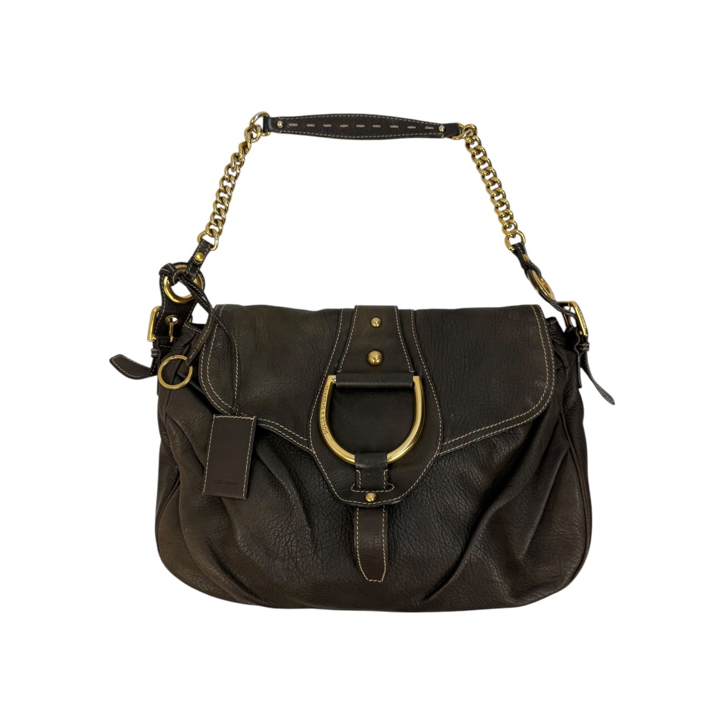Vintage Dolce & Gabbana Miss Charles Bag braun / Gold
