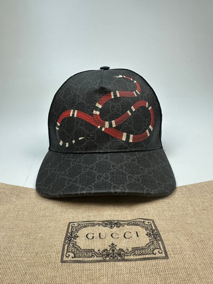 Gucci Snake Trucker Cap schwarz Gr. S