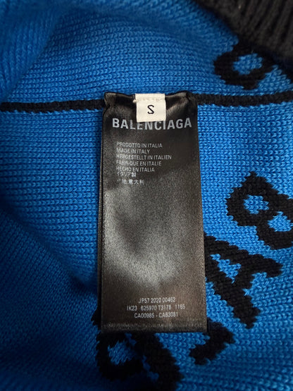 Balenciaga Pullover blau / schwarz Gr. S