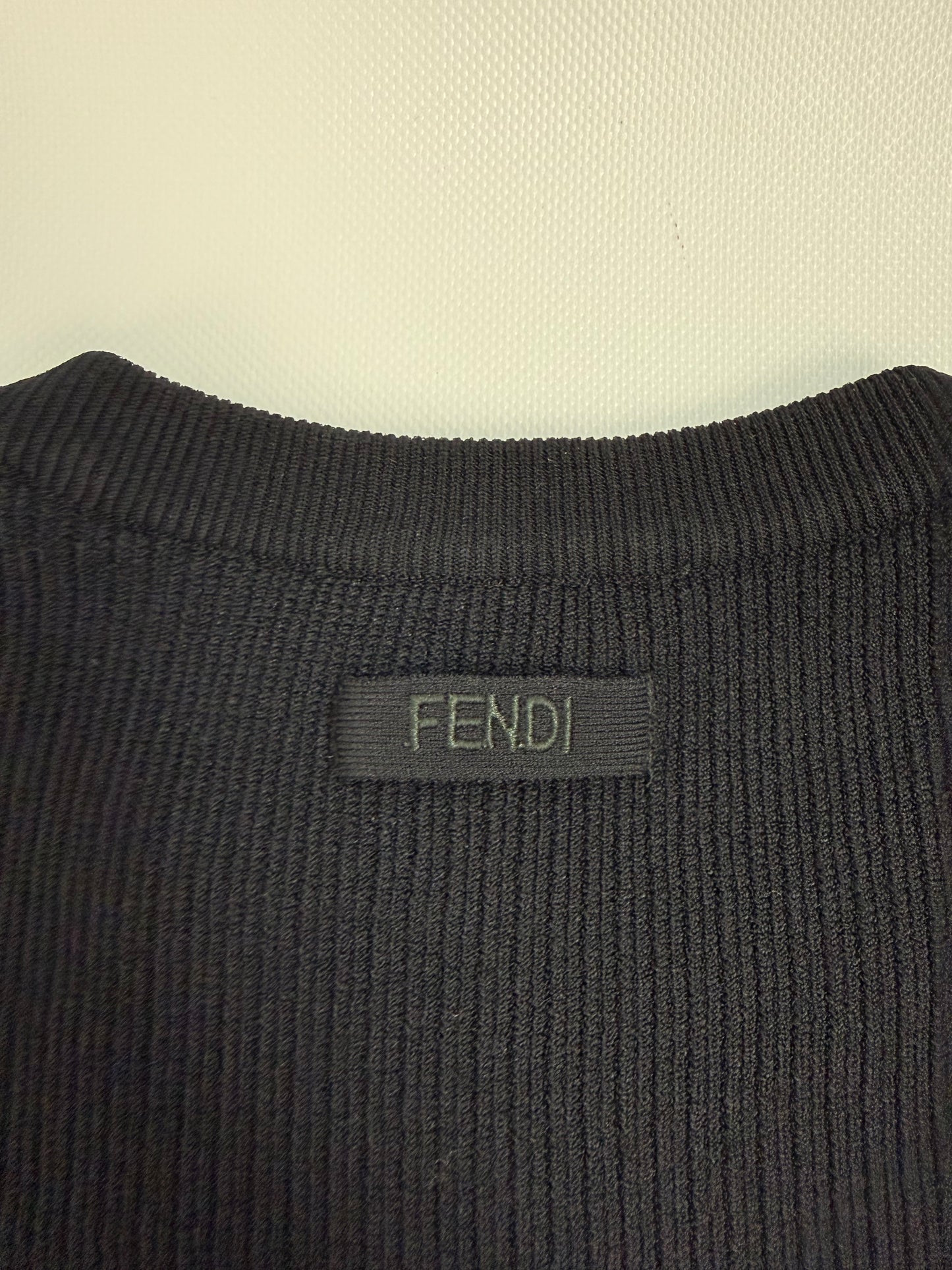Fendi Slim Fit T-Shirt schwarz Gr. 46