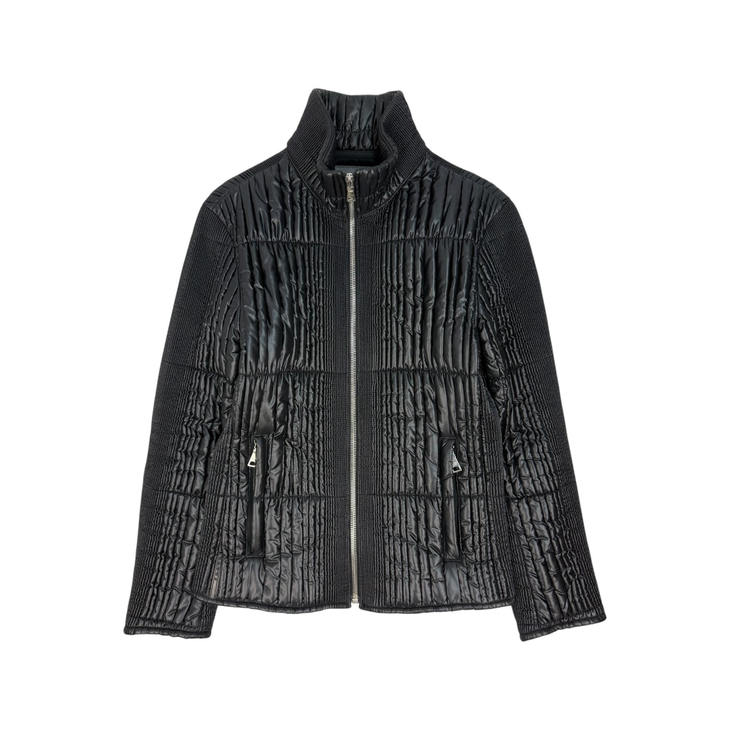 Vintage Prada Nylon Jacke schwarz Gr. 54 / L
