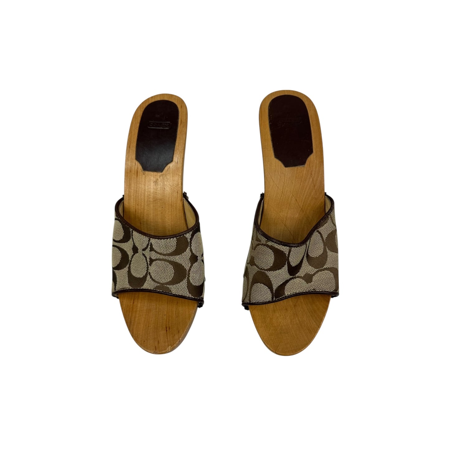 Vintage Coach Heels braun 40,5
