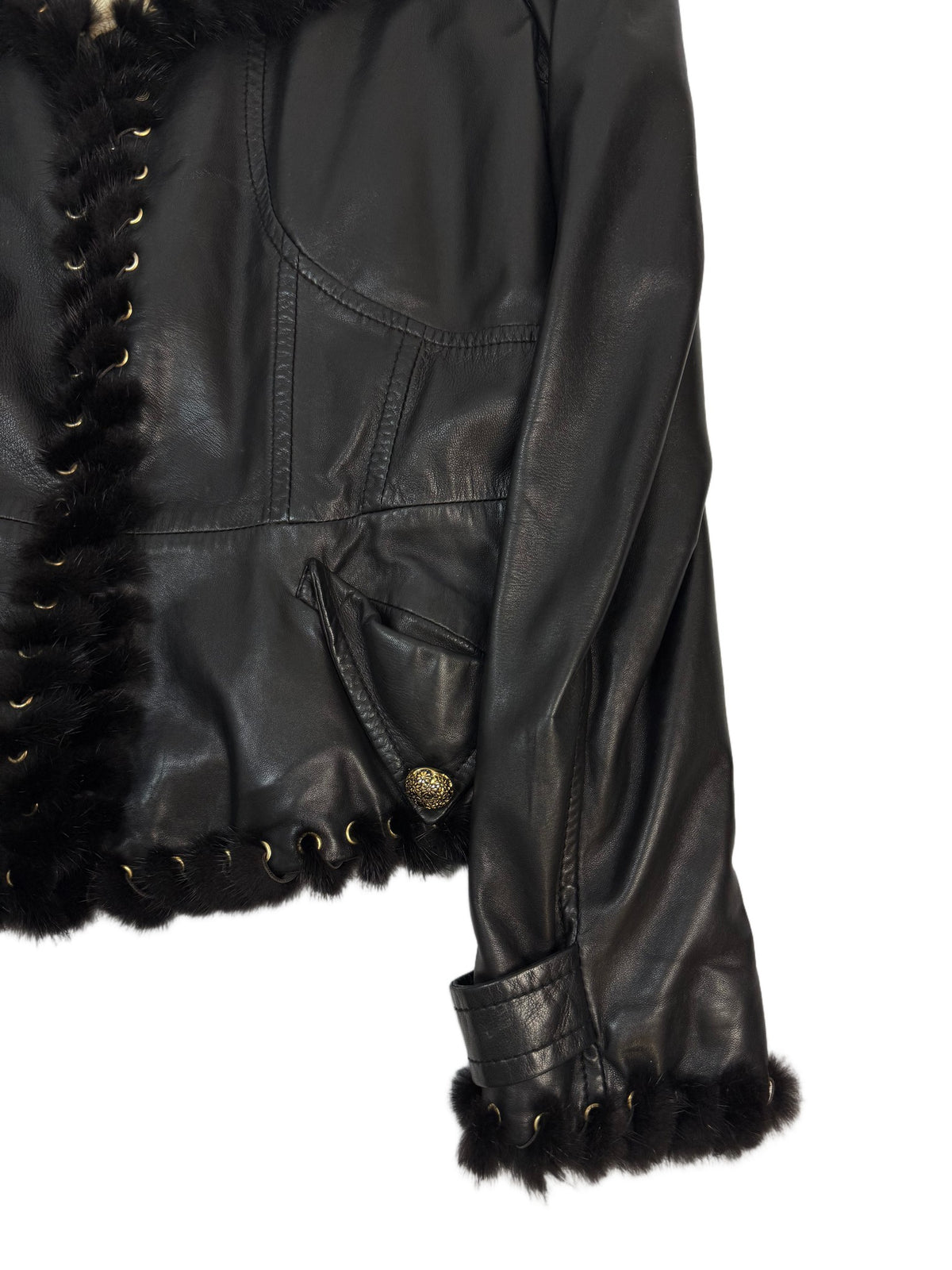 Roberto Cavalli FW 2006 Lederjacke