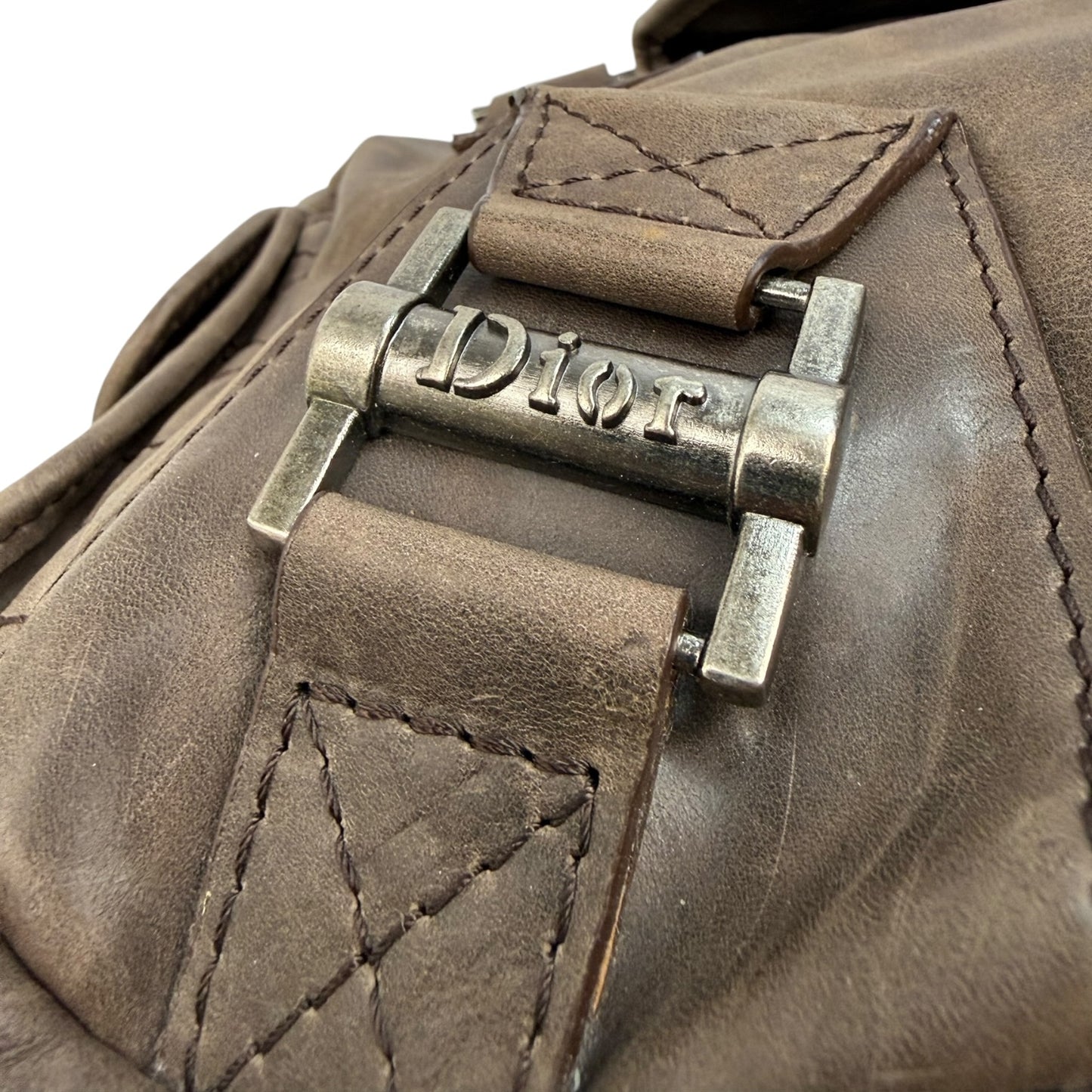 Vintage Christian Dior Rebelle Handtasche braun