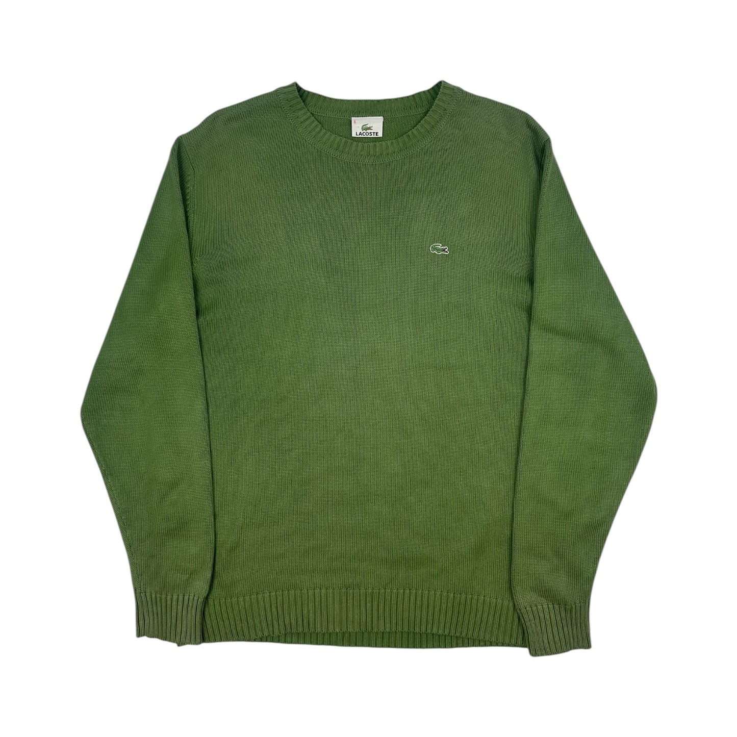 Vintage Lacoste Sweatshirt limegrün XL