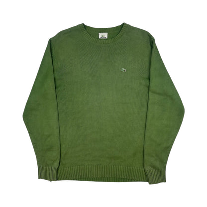 Vintage Lacoste Sweatshirt limegrün XL