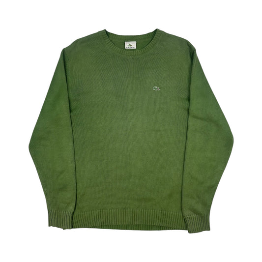 Vintage Lacoste Sweatshirt limegrün XL