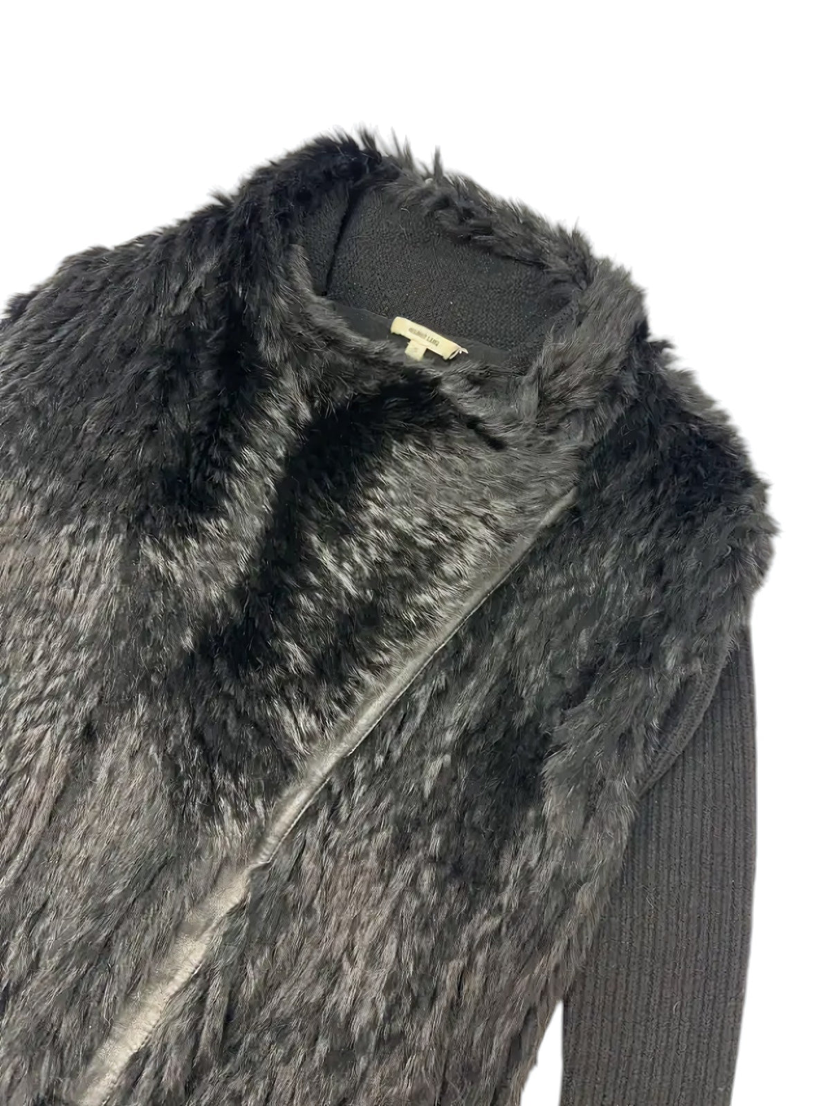 Helmut Lang AW 2000 Asymetric Fur Jacke