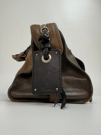 Vintage Chloé Handtasche braun / schwarz