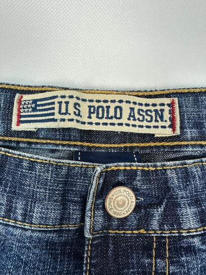 Vintage U.S POLO ASSN. Jorts/kurze Jeanshose blau Gr. 34