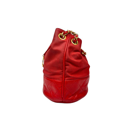 Vintage Chanel Handtasche rot