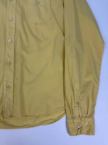 Vintage Prada Hemd gelb Gr. 43