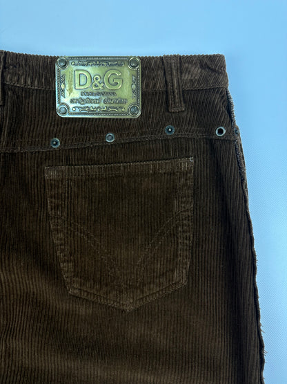 Vintage Dolce & Gabbana Rock braun Gr. 32