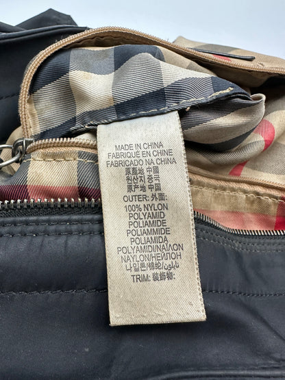 Vintage Burberry Shopper schwarz