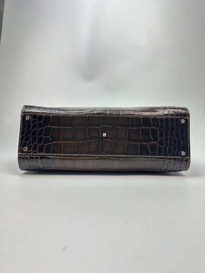 Vintage Coccinelle Handtasche braun