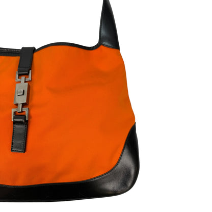 Vintage Gucci Jackie Schultertasche orange