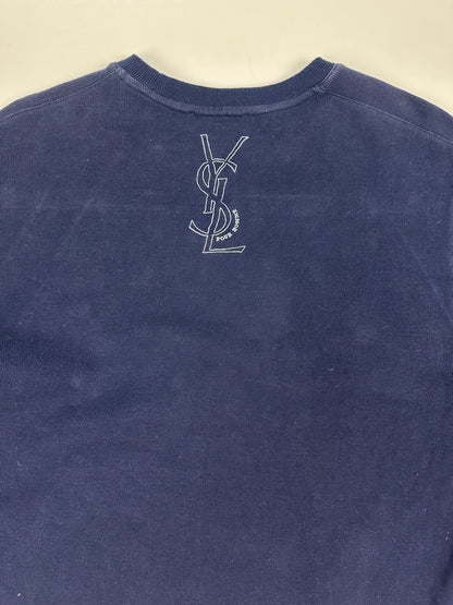 Vintage Yves Saint Laurent Pullover navy Gr. L