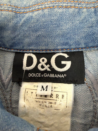 Vintage Dolce & Gabbana Jeansjacke blau Gr. M