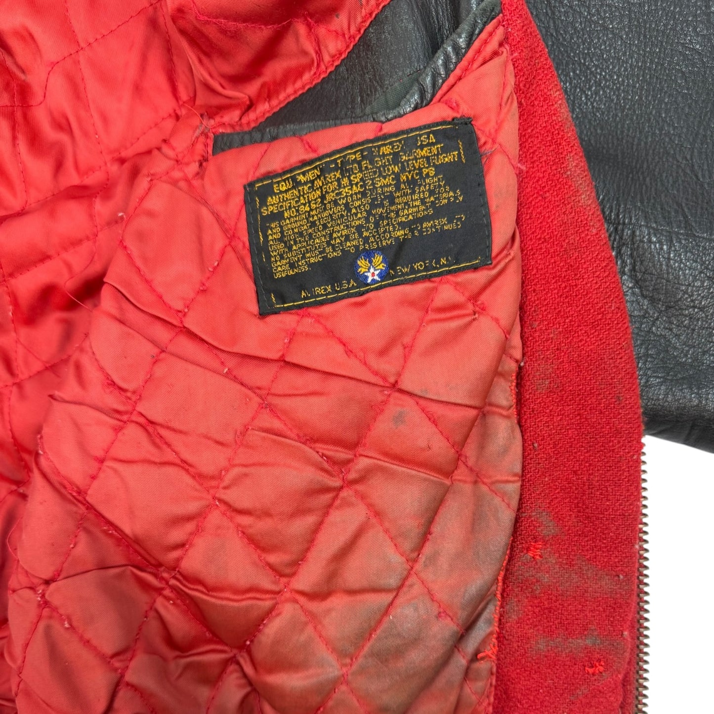 Vintage Avirex Lederjacke Gr. L