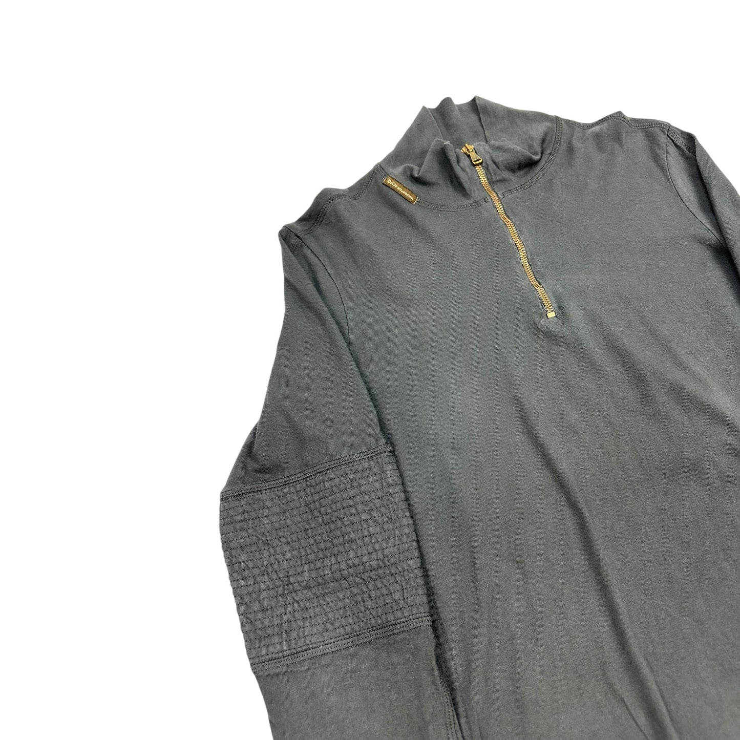 Vintage Dolce & Gabbana Halfzip Pullover dunkelgrau S