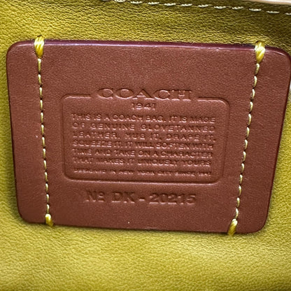 Vintage Coach Umhängetasche blau