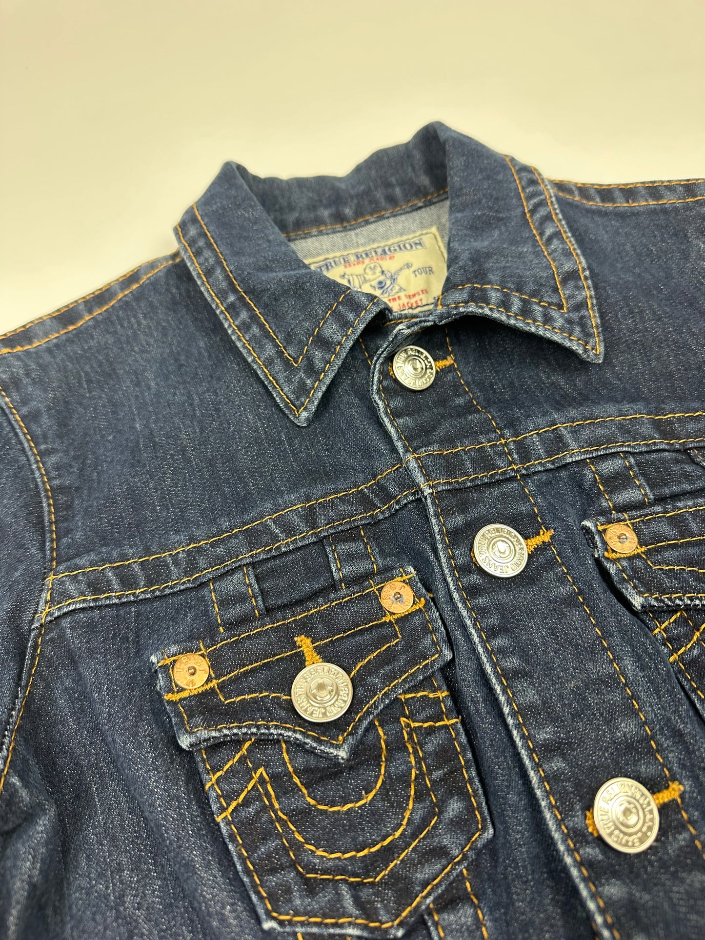 Vintage True Religion denim jacket blue S