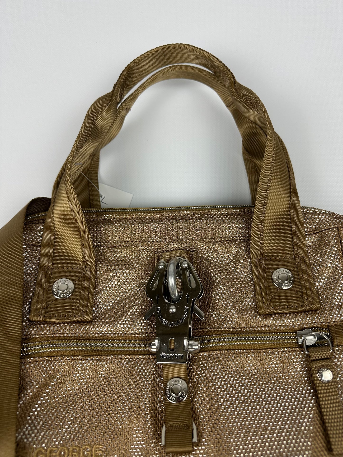 Vintage GG&L Hand- Umhängetasche gold