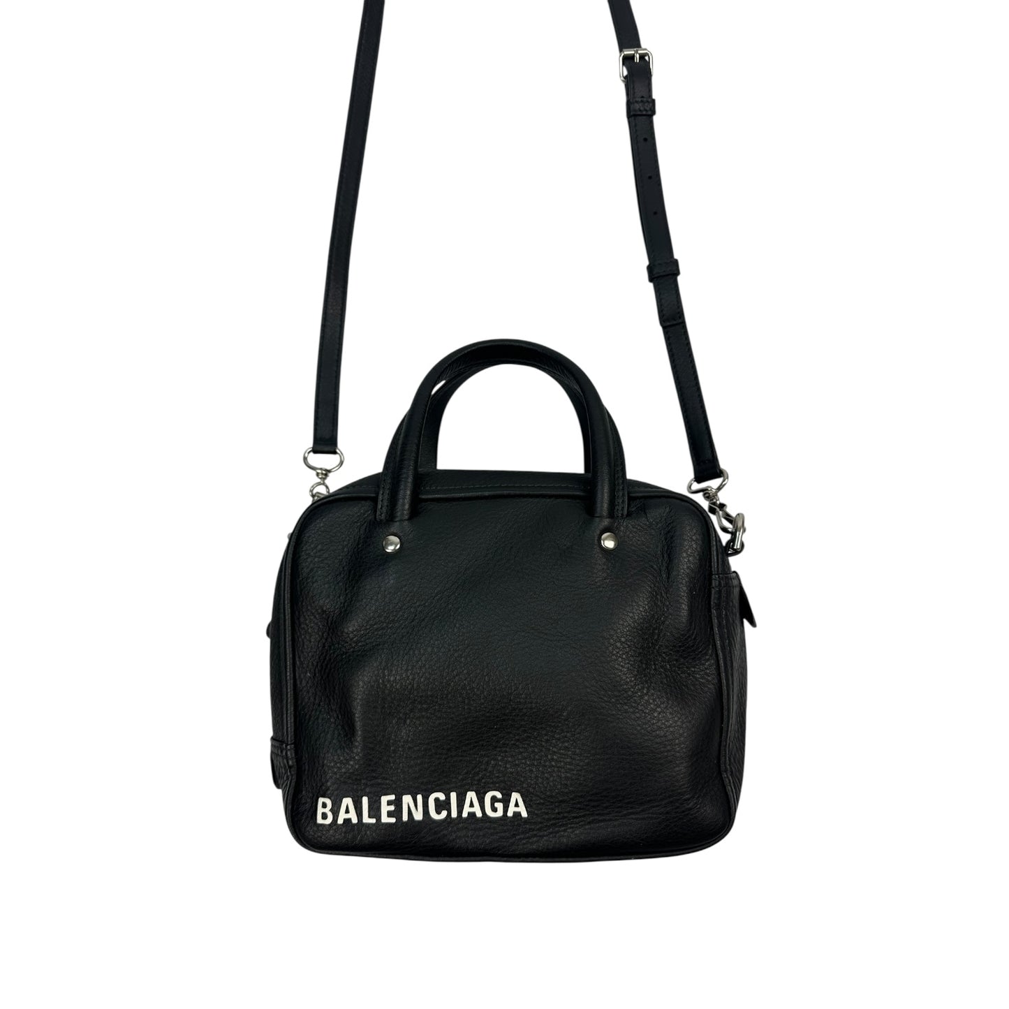 Vintage Balenciaga Hand- Umhängetasche schwarz