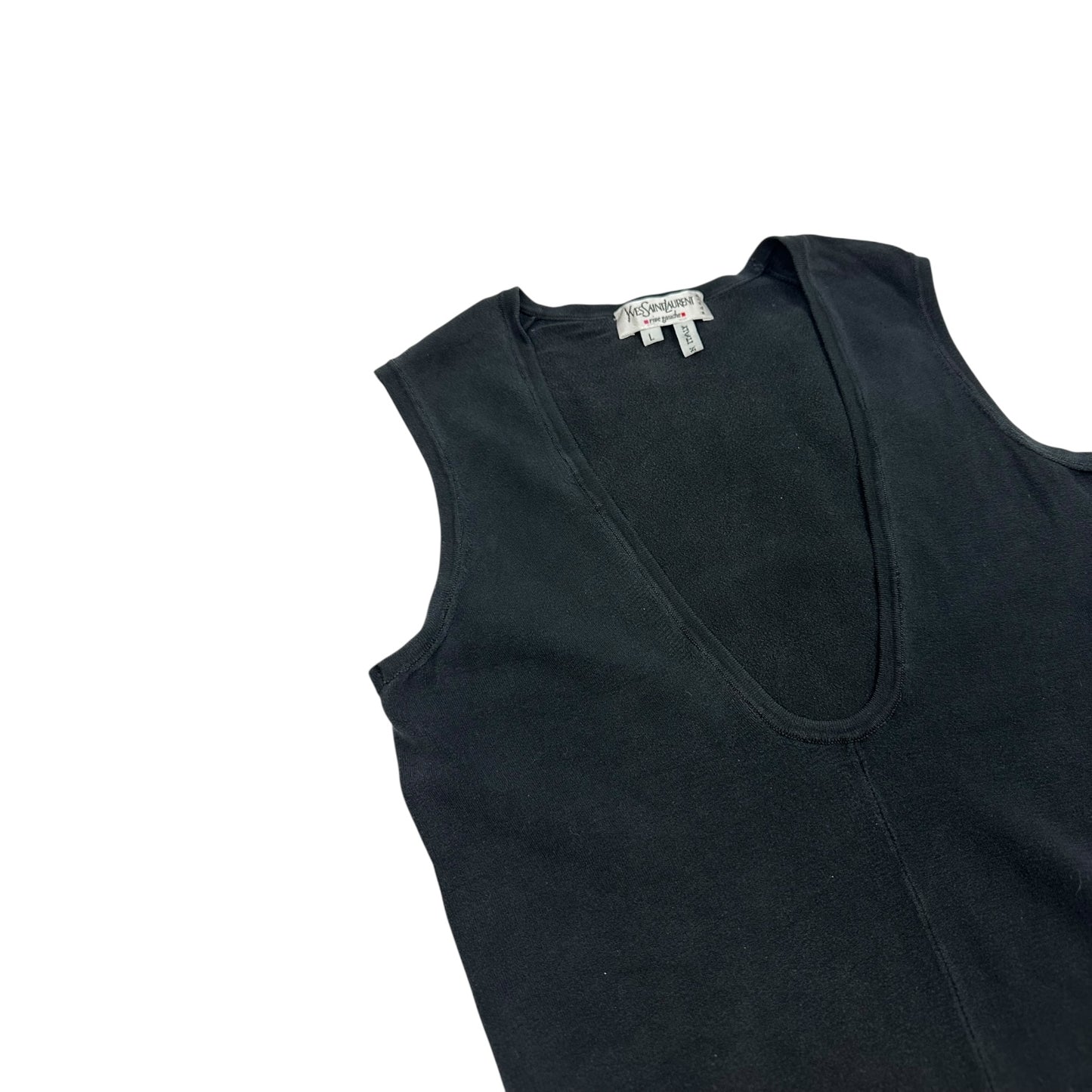 Vintage Yves Saint Laurent Top schwarz Damen L