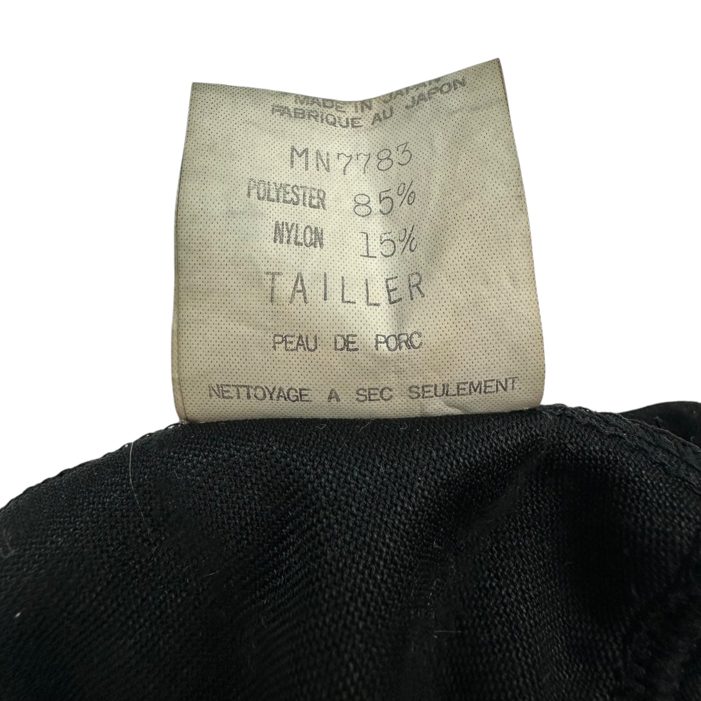 Vintage Matsuda Mütze schwarz