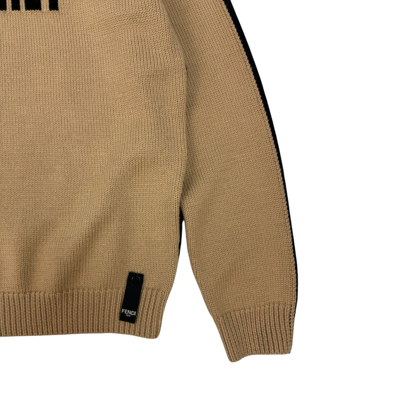 Fendi Pullover schwarz / braun Gr. 52