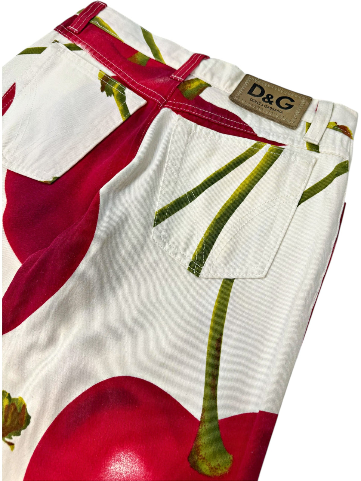 Vintage Dolce & Gabbana Cherry Capri Pants