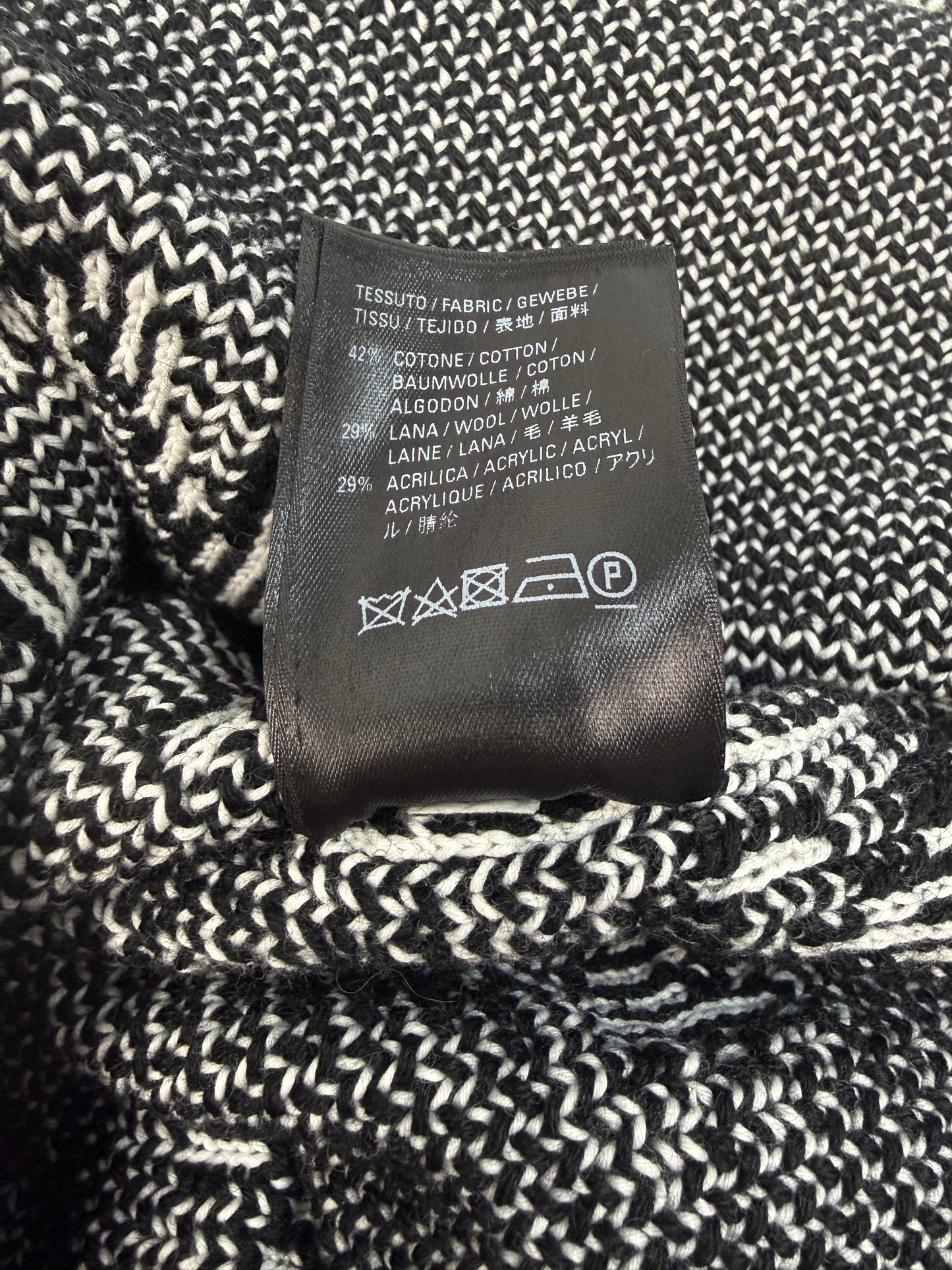 Balenciaga Pullover weiß / schwarz Gr. M