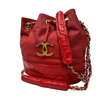 Vintage Chanel Handtasche rot