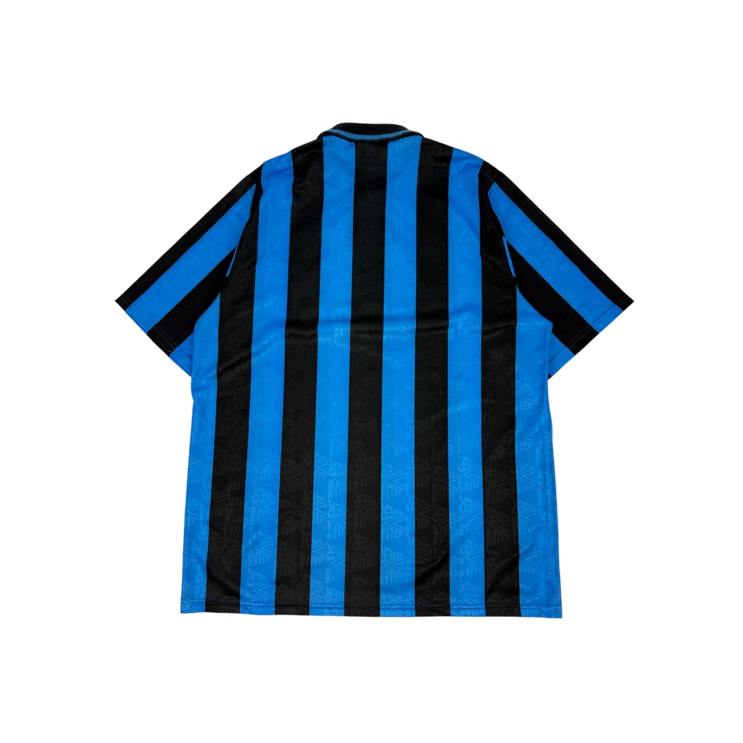 Vintage Umbro Inter Mailand Fußballtrikot blau / schwarz Gr. XL