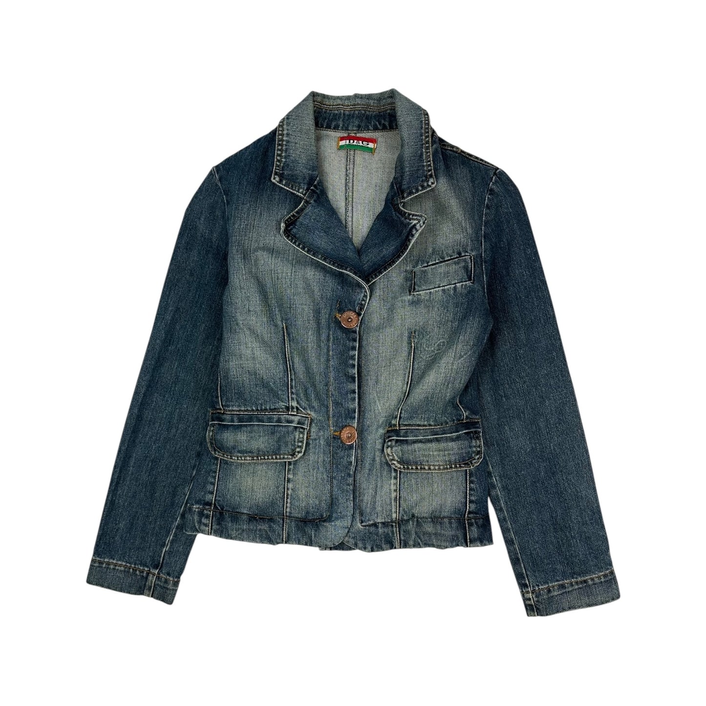 Vintage Dolce & Gabbana Jeansjacke hellblau M