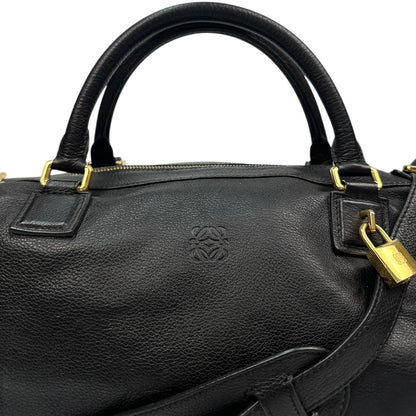 Vintage Loewe Handtasche schwarz