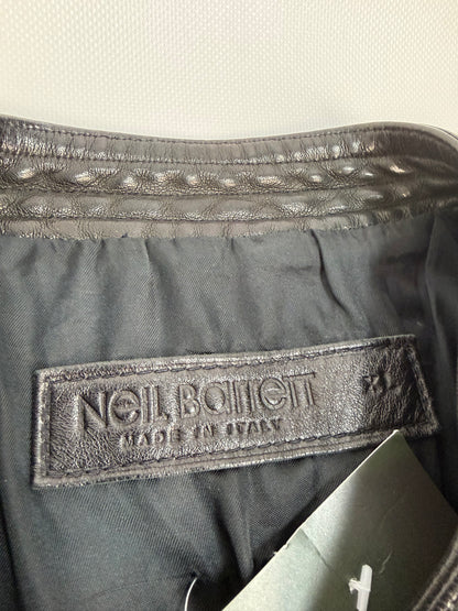 Vintage Neil Barrett Lederjacke schwarz Gr. XL