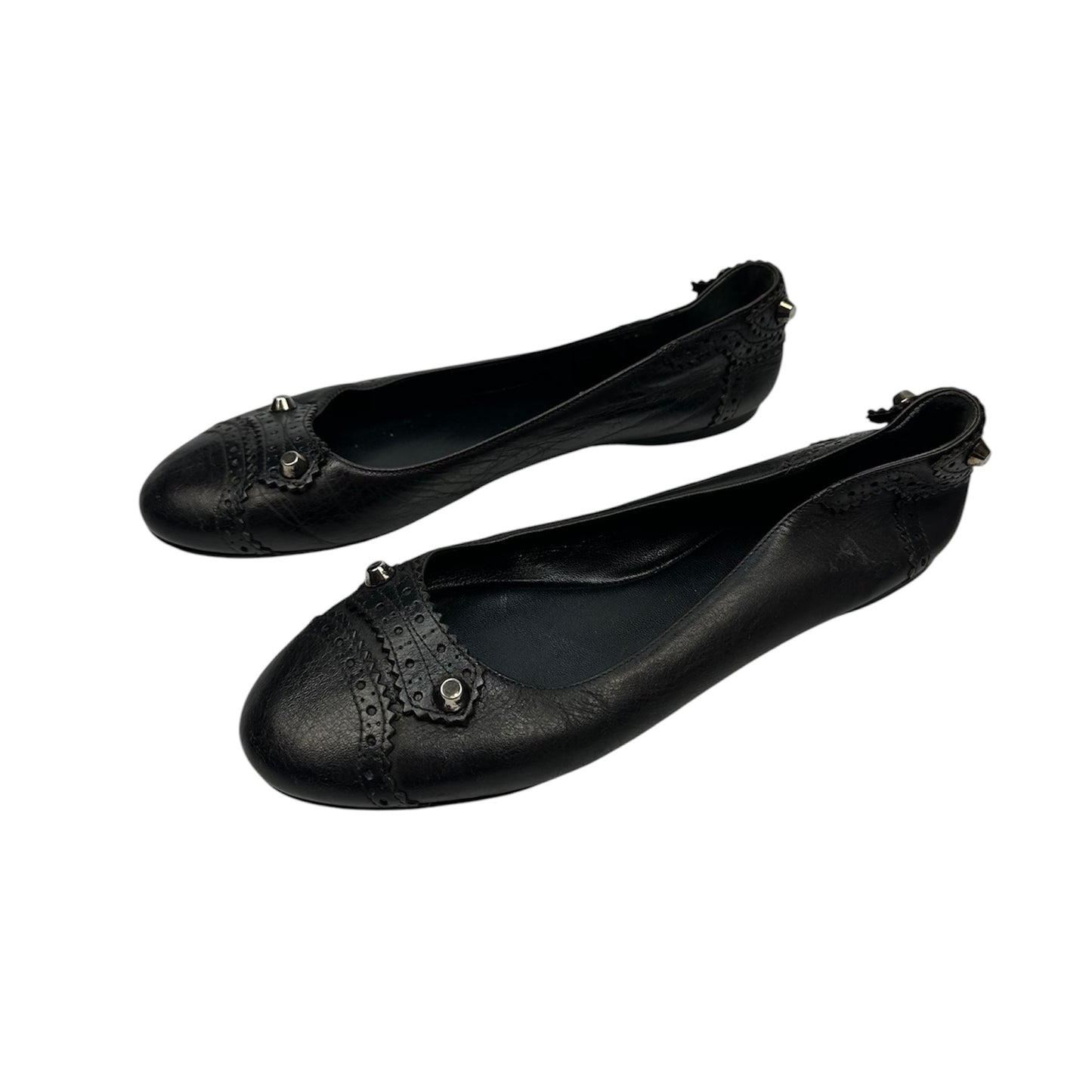 Vintage Balenciaga Ballerinas schwarz Gr. 41
