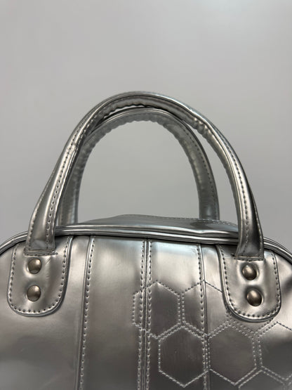 Vintage Nike Handtasche Silber 90s