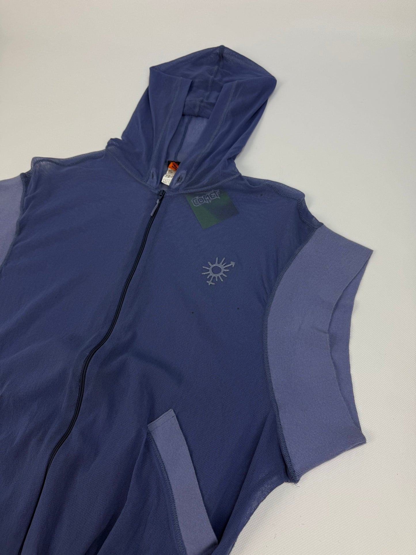 Vintage Jean Paul Gaultier Soleil Top/Jacke blau Gr. M