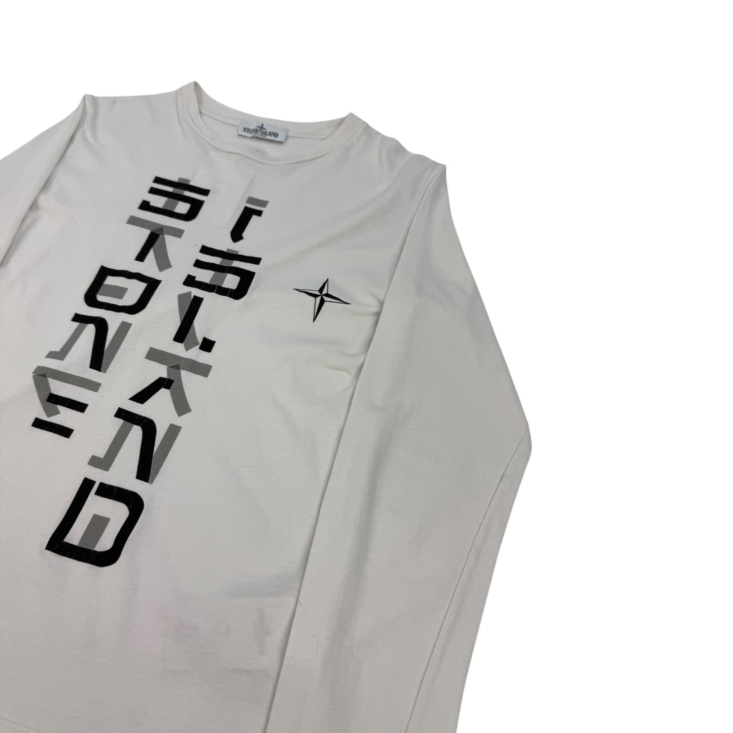 Stone Island Longsleeve weiß Gr. 12A