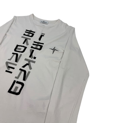 Stone Island Longsleeve weiß Gr. 12A